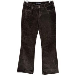 Levi's 526 Women's Slender Boot Cut Mid‎ Rise Stretch Brown Corduroy Pants Sz 12